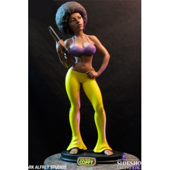 Coffy Statue Pam Grier as Coffy Autographed Version 63 cm